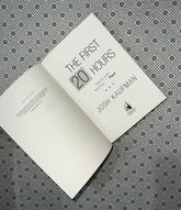the first 20 hours how to learn anything fast by josh kaufman